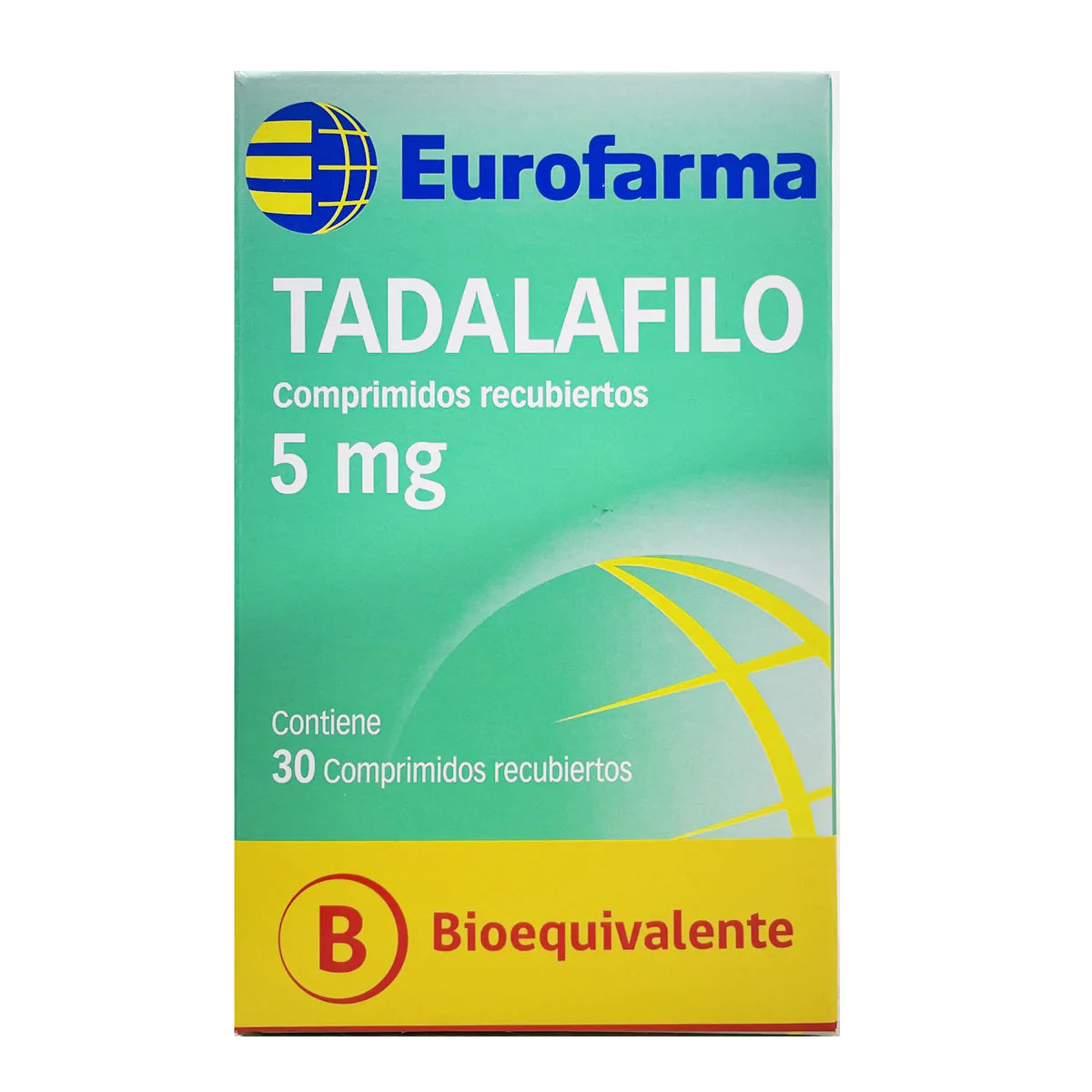 Tadalafilo 5 Mg X 30 Comp Eurofarma Openfarma