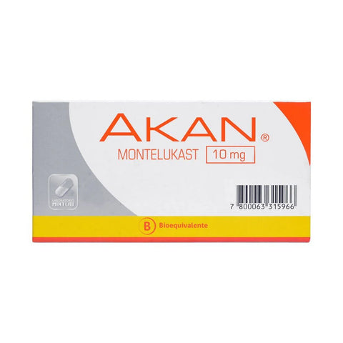 Akan (Montelukast) 10 mg x 30 comprimidos recubiertos