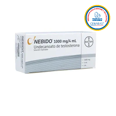 Nebido (Testosterona) 1000mg/4ml Sol. Iny. x 1 vial CENABAST