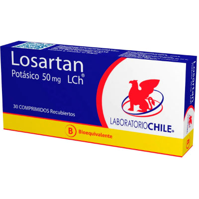 Losartán 50 mg x 30 Comp. Rec Lab Chile