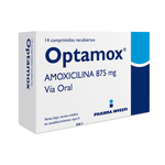 Optamox 875 mg x 14 comp