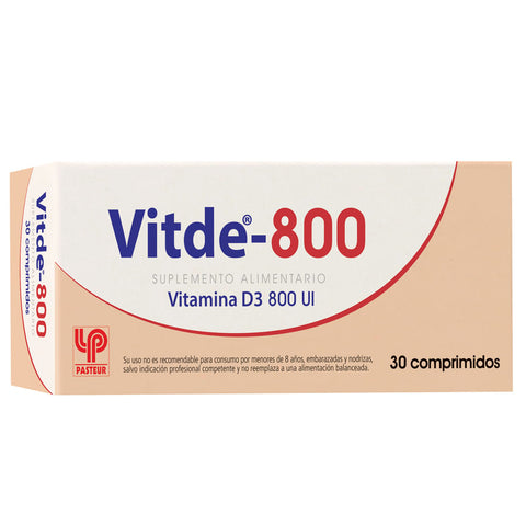 Vitde (Vitamina D 3) 800Ui X30Com.