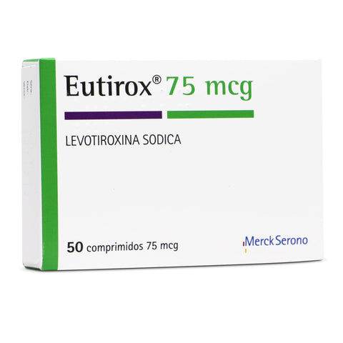 Eutirox (Levotiroxina) (R) 75Mcg X50Com.
