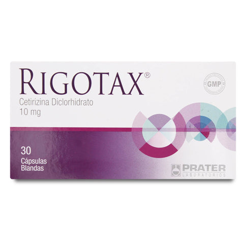 Rigotax 10Mg (Cetirizina Diclorhidrato) X30Com.