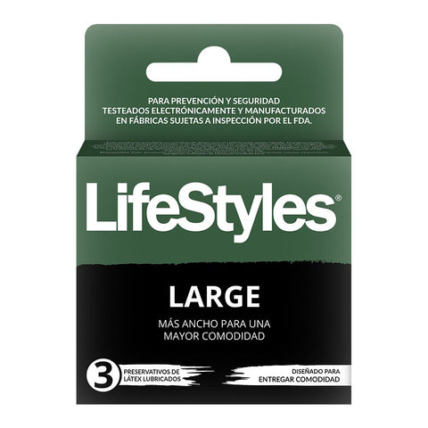 Lifestyle preservativo Large x 3