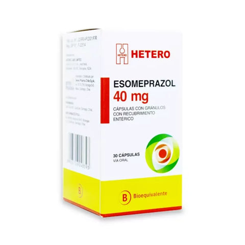 Esomeprazol Hetero 40 mg x 30 cápsulas