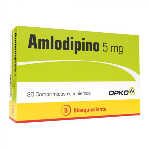 Amlodipino (B) 5 mg x 30 Comp. Opkp