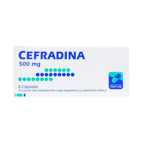 Cefradina 500Mg X8Cap.