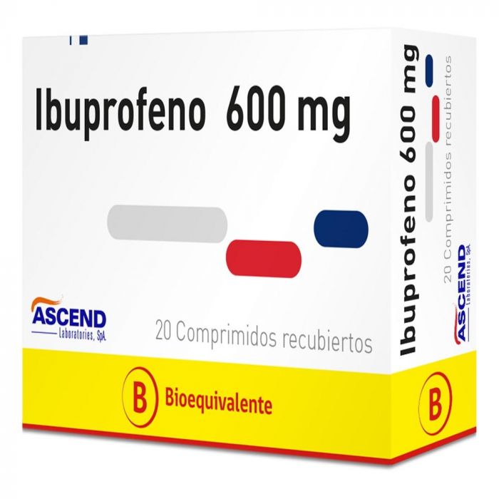 Ibuprofeno (B) 600 Mg X 20 Comp. Rec. – Openfarma