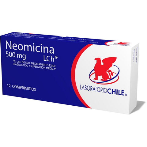 Neomicina 500Mg X12Com.