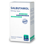 Salbutamol 100 mcg/Dosis x 200 Dosis Aerosol Para Inhalacion