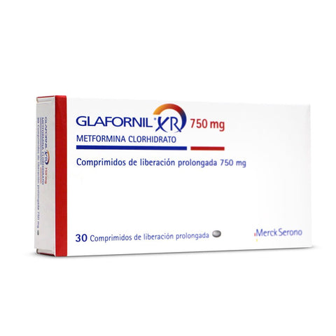 Glafornil (Metformina) Xr (R) 750 X30Com.Prol.