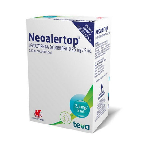 Neoalertop (Levocetirizina Diclorhidrato) 2.5Mg/5Ml X120Ml