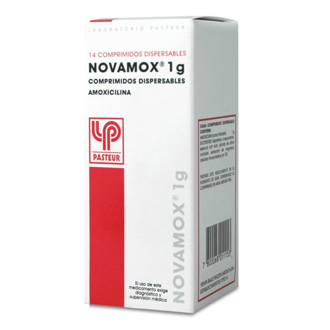 Novamox (Amoxicilina) 1G X14Com.Disp.