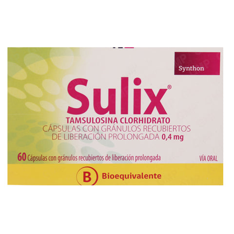 Sulix 0.4 mg x 60 C·psulas