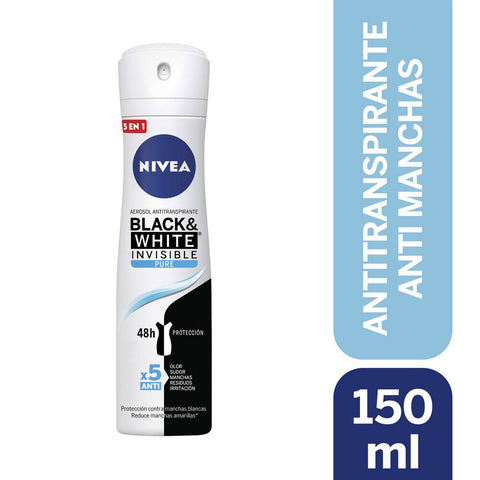 Invisible B&W Antitranspirante Spray Pure X150Ml