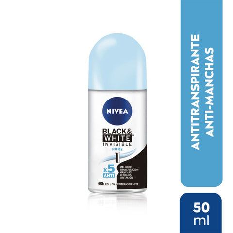 Nivea Roll On Black and White pure 52 g