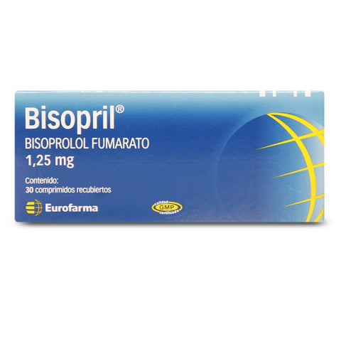 Bisopril (Bisoprolol) 1.25 mg x 30 Comp. Rec.