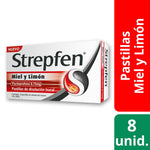 Strepfen Miel y LimÛn Flurbiprofeno 8.75 mg 8 Pastillas de DisoluciÛn Bucal