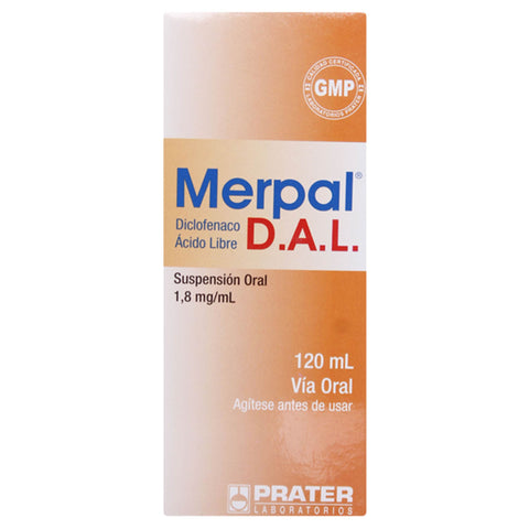 Merpal D.A.L SuspensiÛn Oral 1.8 mg/ml X 120 ml