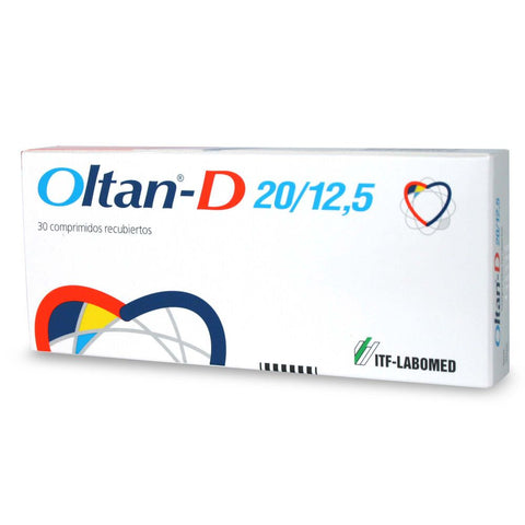 Oltan D (Olmesartan/Hidroclorotiazida) 20/12.5 X30Com.