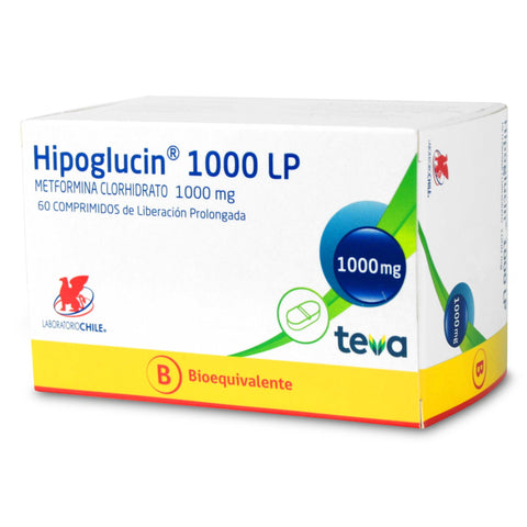 Hipoglucin 1000 mg LP X 60 Comprimidos