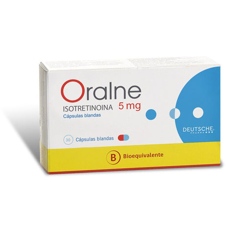 Oralne 5Mg (Isotretinoina) X 30 Cap.