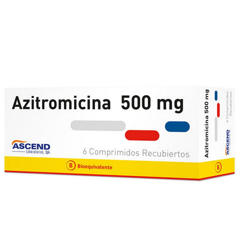 Azitromicina (B) 500 mg X6 Com