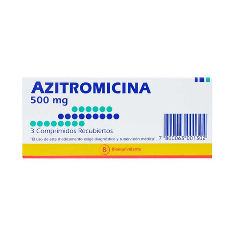 Azitromicina 500 mg x 3 comprimidos Mintlab