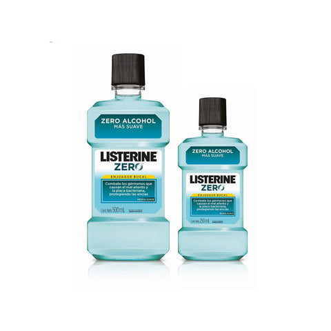 Pack Listerine Zero X500Ml - 250Ml