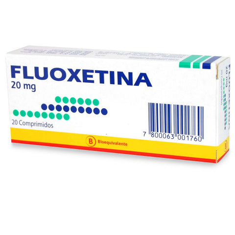 Fluoxetina (B) 20 Mg x 20 Comprimidos