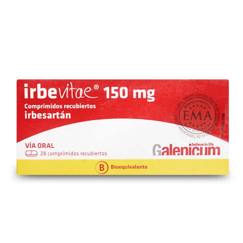 Irbevitae (B) (Irbesartan) 150Mg X28Com.Rec