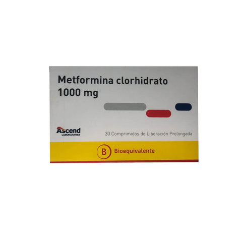 Metformina 1000 Mg Xr