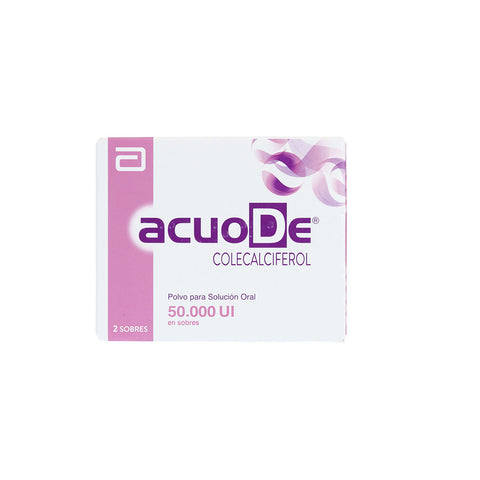 Acuode (Colecalciferol Vit D3) 50.000Ui Pvo.Sol.X2Sob.