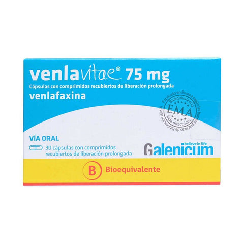 Venlavitae 75 Mg (Venlafaxina) 30 Cap Lp