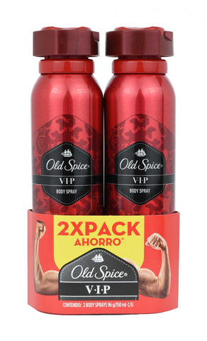 Old Spice Pack Desodorante Spray Vip 150Ml X2