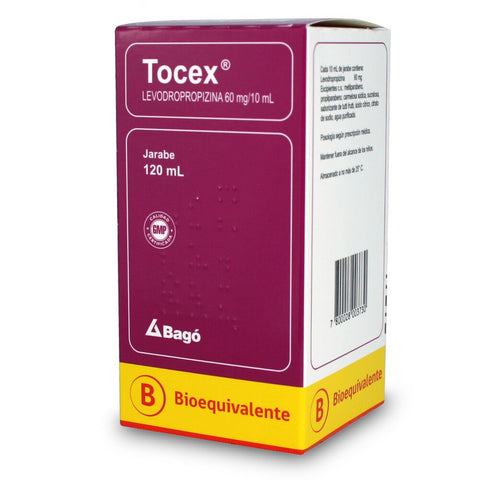 Tocex (B) (Levodropropizina) 60Mg/10Ml Jbe. X120Ml.