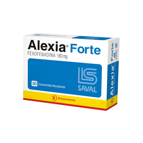 Alexia Forte (Fexofenadina) (B) 180Mg X30Com.Rec.