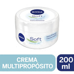 Nivea Soft Crema Humectante Cara Manos Y Cuerpo X 200 Ml