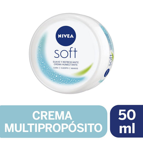 Nivea Soft Crema Cara Manos Y Cuerpo X50Ml