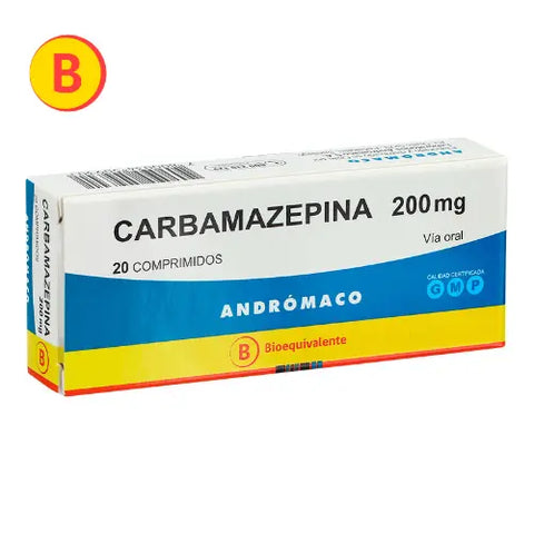 Carbamazepina 200Mg X 20 Comp. Andromaco