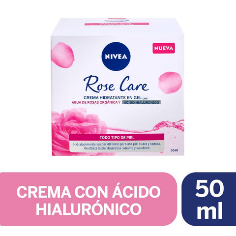 Crema Nivea Facial Rose Care En Gel 50 mL