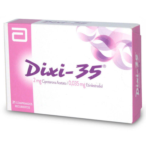 Dixi 35 (Ciproterona 2Mg Etinilestradiol 0.35 Mg) X21Gra.