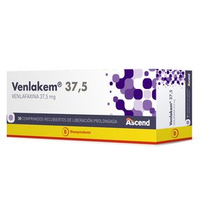 Venlakem (Venlafaxina) 37.5 mg x 30 Comp. Lib. Prolongada