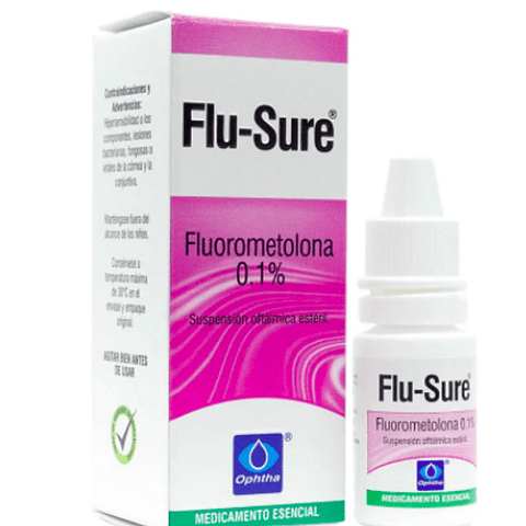 Flu-Sure 0.1 % x 5 mL Suspension Oftalmica