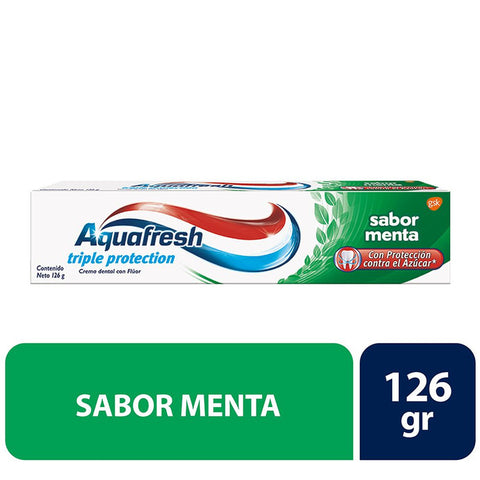 Aquafresh Triple Protección Menta x 126 g