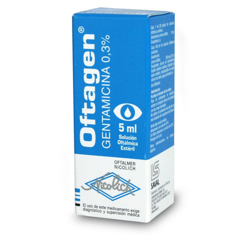 Oftagen 0.3% (Gentamicina) Sof.X5Ml