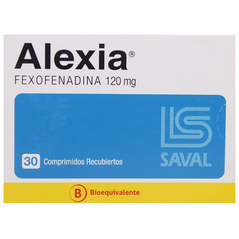 Alexia (Fexofenadina) (B) 120Mg X30Com.