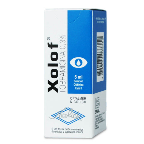 Xolof 0.3% (Tobramicina) SoluciÛn Oft·lmica X 5Ml