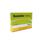 Doxiciclina 100 mg x 10 Cap.